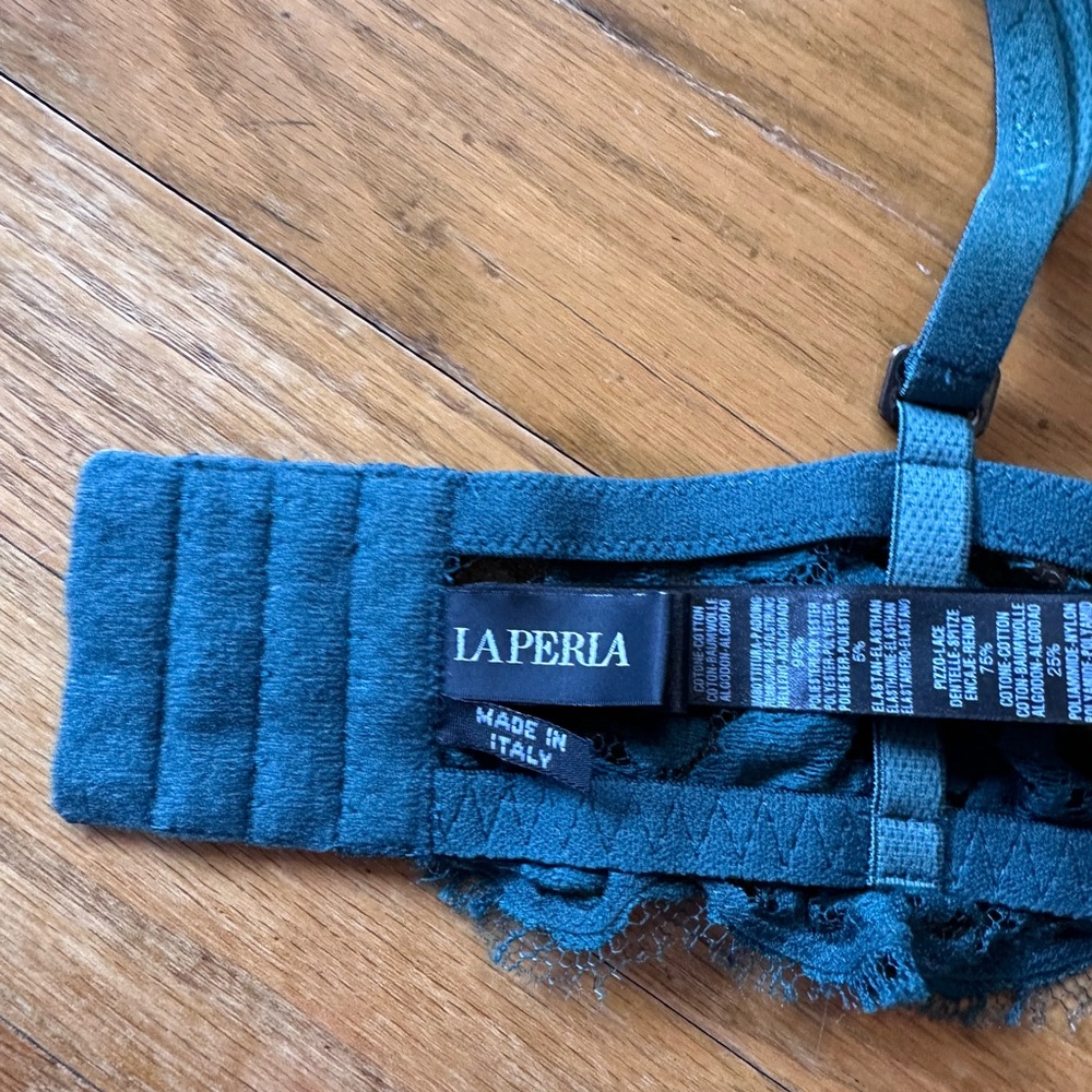 NWT La Perla Teal Lace Bra